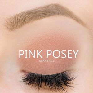 Shadowsense Pink Posey NEW Rosy Beige Cream to Powder Long Last Eyeshadow Blush